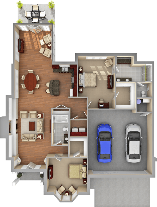 Deerberry floor plan