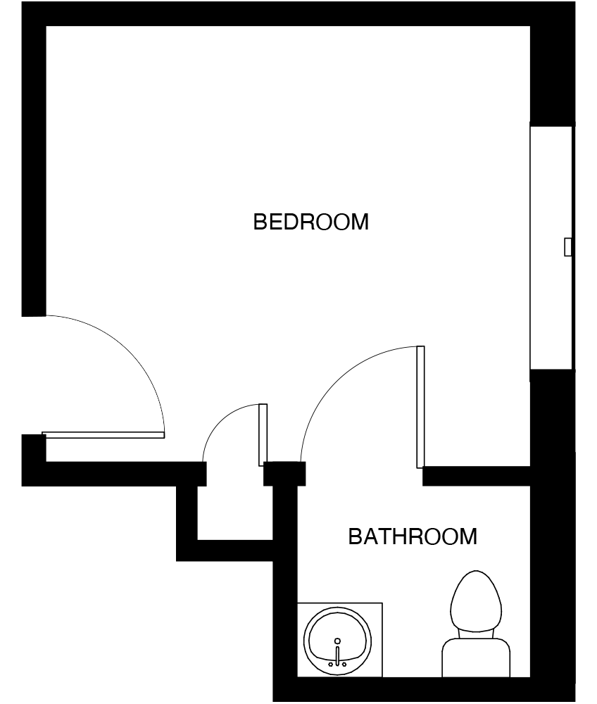 Carolina 2D architectural floor plan drawing