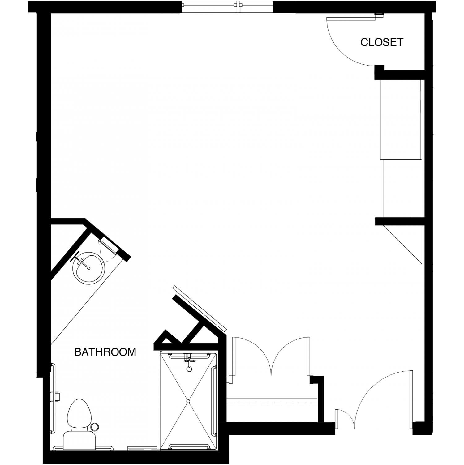 Gardenia 2D architectural floor plan drawing